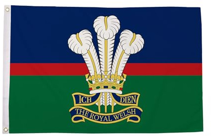 Bandera del Real Regimiento de Gales
