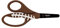 Fiskars Kinderschere mit Rugbymotiv, Ab 6 Jahren, Länge: 13 cm, Für Rechts- und Linkshänder, Rostfreie Stahl-Klinge/Kunststoff-Griffe, Braun, 1023914
