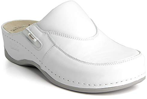 Batz FC10 Sabots, Mules, Chaussons en Cuir de Qualité Supérieure Femme