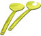 Rotho Onda Salatbesteck, Kunststoff (PP) BPA-frei, grün, 30,5 x 8,0 x 1,0 cm