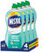 Mistol Lot de 4 bouteilles de liquide vaisselle concentré à l'aloe vera Idéal pour la vaisselle et les mains 620 ml