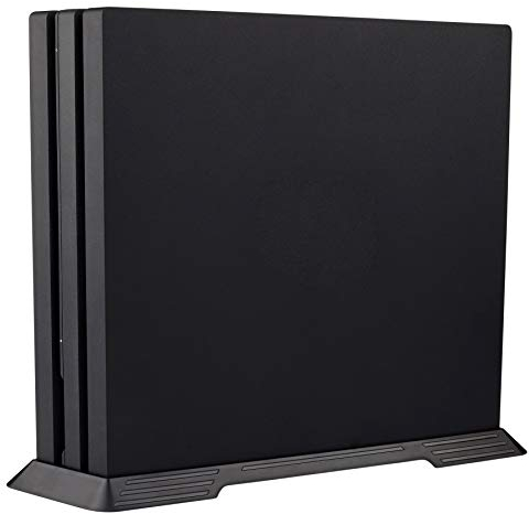 eXtremeRate Vertikaler Stand für ps4 Pro Halterung Zubehör Standfuß für ps4 Pro mit Stabiler Fuß und Lüftungsschlitzes Design(Schwarz)
