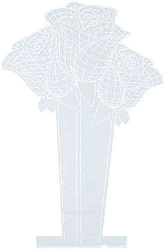 Lunartec Zubehör zu 3D-Hologramm-Leuchte: 3D-Leuchtmotiv Rosen für Deko-LED-Lichtsockel LS-7.3D (Leuchte mit Motiv im 3D-Design, Hologramm-Dekolichter, Nachtischlampen)