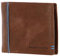 bruno banani Herren Geldbörse Portemonnaie Geldbeutel Cognac/Blau 4895