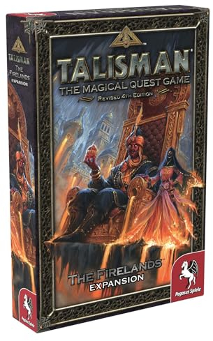 Pegasus Spiele , Talisman: The Firelands Expansion , Board Game , Ages 13+ , 2-6 Players , 90 Minutes Playing Time
