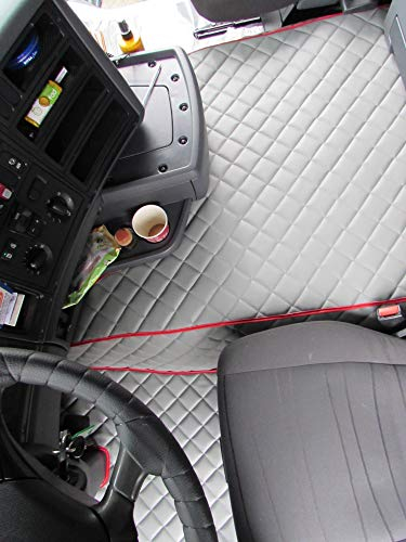 LKW Fußmatten Passend für Scania G 2006-2016 1 Pneumatischer Sitz Mit Automatic Getriebe GRAU