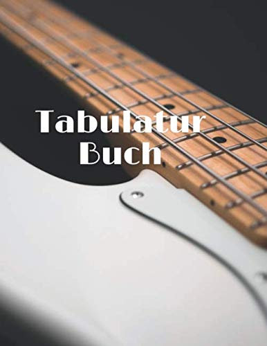 Tabulatur Buch: Lernen und komponieren Sie mit größerer Leichtigkeit! Heft mit leeren Tabulaturen zum Ausfüllen für Bassisten und Ukulelenspieler (4 Saiten) - 21,59 x 27,94 cm - 150 Seiten
