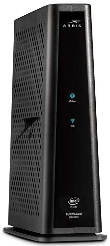 Arris Surfboard SBG8300 DOCSIS 3.1 Gigabit Cable Modem & AC2350 Dual Band Wi-Fi Router, Approved for Cox, Spectrum, Xfinity & Others (Black) (Renewed)