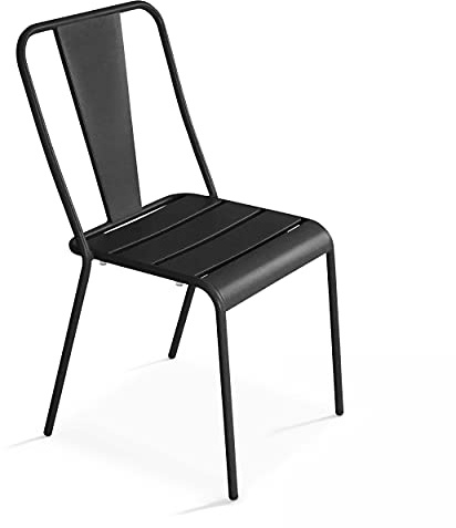 Dieppe Stuhl aus Metall im Industriestil