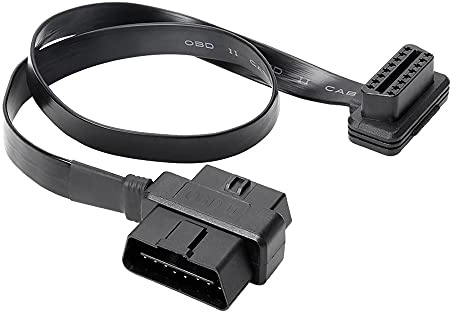 iHaospace Cavo di prolunga 2 in 1 OBDII OBD2 da femmina a maschio/femmina, 60 cm