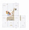 Baby Comfort Faltbare Baby-Reise-Wickelunterlage, Giraffenmuster, Weich, Wasserdicht, Tragbar