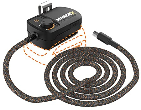 Worx WA7151 20V MAKERX HubX Power Source & Tool Adapter with USB Port