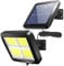 Jorft Solar Wall Lights, COB Motion Sensor Outdoor Security Lights 3 Lighting Modes Dimmable Solar Powered Waterproof Lamp with 16.5ft Cable for Outside Garden Garage Shed Walkway Use