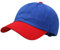 GADIEMKENSD Kids Plain Baseball Cap Unconstructed Fitted Toddler Sun Hat Washed Cotton Kids Baseball Hat Beach Camping Golf Travel for Boys Girls 7-12 Years Blue/Red