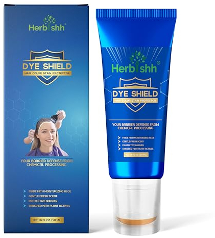 Herbishh Haarfarbe Fleckenschutz – Farbschutz oder Verteidiger für die Haut – Hautschutzcreme – natürlicher Farbschutz – sanfter und feuchtigkeitsspendender Fleckenschutz