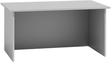 WHATSIZE ENTERPRISE – Standard – Large Work Desk for Office or Study - For Computer or Laptop with Solid Back Panel, White