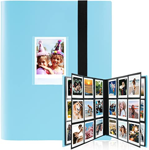 FORETOY Fotoalbum mit 432+1 Taschen für 3 Zoll Film - kompatibel mit Fujifilm Instax Mini 12 11 9 8 25 70 90 40 99 SE 7+ Mini LiPlay Link2 EVO, Polaroid Snap PIC-300, Kodak Sofortbilddrucker