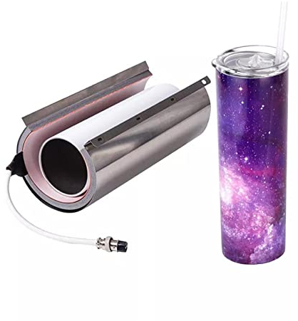 ENPAP 20oz Tumbler Heat Press Machine Attachment, Sublimation Mug Cup Heat Transfer Element Attachment for Heat Press Machine 220V, Female Plug