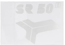 Schildaufkleber passt Simson SR50 grau
