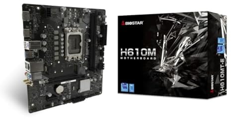 Biostar Placa Base H610MTE LGA 1700 Intel H610