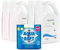 Freizeitschmiede Set Toiletten Zusatz Simple Blue + Rinse je 4L Sanitärflüssigkeit für Campingtoilette inkl. Aqua Soft Toilettenpapier