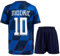 Hawkara Kroatien #10 Modric Auswärts Kinder Trikot mit Kurz, Fußball Trikot Set Neue Season Jugendgrößen (Blau/Marine,164)