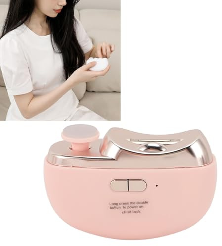 Elektrischer Nagelknipser, Elektrischer Nagelschneider mit Nagelfeile, Leiser Fingernagelschneider mit LED Licht,Wiederaufladbarer Automatischer Nagelknipser für Kinder