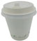1000 Gobelets 20 cl (7 oz) en Carton Blanc avec Couvercles en Plastique – Tasses Jetables avec Couvercles Hermétiques et Résistants pour Boissons Chaudes et Froides
