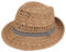 Chapeau de paille pour enfant - Chapeau de soleil - Chapeau d'été - Chapeau panama - Protection UV - Chapeau de plage - Chapeau de cowboy - 2 à 8 ans, kaki, 50-52