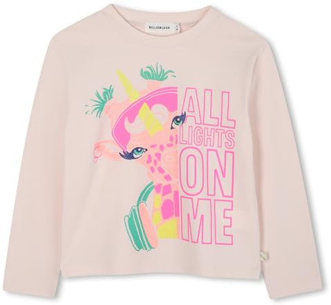 Billieblush U21400 T-Shirt für Mädchen, Rosenmut, 6 Jahre