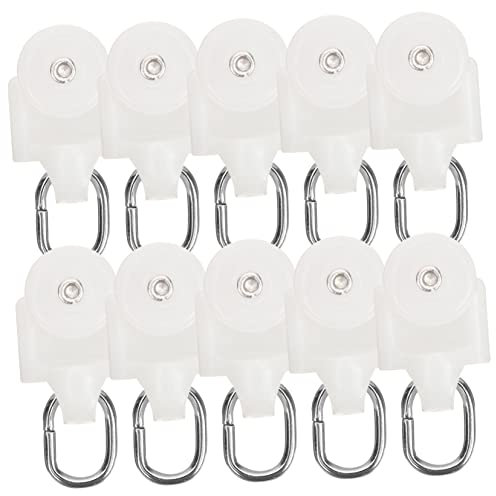 Gatuida Vorhangschienenscheiben Vorhangstreckerscheibe Schiebedräder Für Vorhangsysteme Metallrollen Für Gardinenstangen Perfekte Ersatzteile Für Ihre Vorhanginstallation