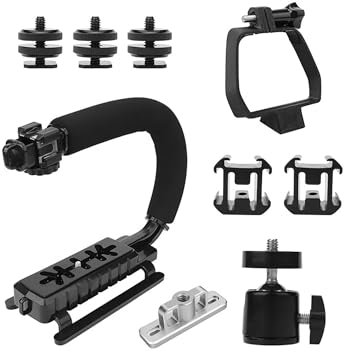 Lokyoyo Handgriff für DJI FLIP/Air 3S/ 3/Air 2S/ 2/Mavic 3/3 Pro Drone Gimbal Mount Bracket - DJI RC/RC2 Handcontroller Fotoset Gimbal Schießen Stabilisator (für Air2S/2)