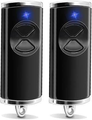 PNGOS 868MHz Handsender HSE2-868-BS, HSE4-868-BS, HS1-868-BS, HS4-868-BS, 2 Kanäle, Rolling Code, mit Batterie, Garagenöffner Ersatz-Fernbedienung Remote Control (2-pcs)