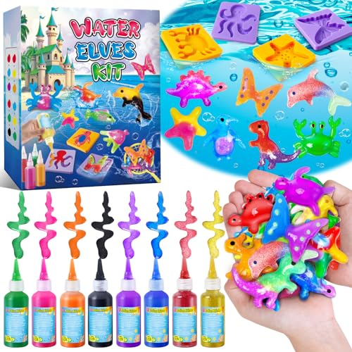 UNGLINGA Magic DIY - Kit de juguete de elfo para niños, 8 colores | Toys Craft - Regalos creativos de cumpleaños para niños y niñas de 5, 6, 7, 8, 9, 10, 11 y 12 años