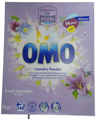 PUFAI Bundle – Fresh Lavender & Mint Waschpulver – 5 kg | Langanhaltende Frische & Hohe Waschkraft