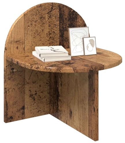 vidaXL Nachttisch 2 pcs Altholz 40 x 35,5 x 45,5 cm Holzwerkstoff, Bettzimmer Must-Haves, moderner Nachttisch, praktischer Beistelltisch, schickes Mobiliar für stilvolle Deko
