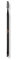 Mii Cosmetics Brow | Brow Master Brush | Precise Double Sided Eyebrow Brush for Professional Styling | Durable Dual-Ended Tool