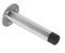 Quality Wall Mounted Skirting Door Stop With Face Fix Rose 80mm Projection ZAB09B (Satin Chrome)