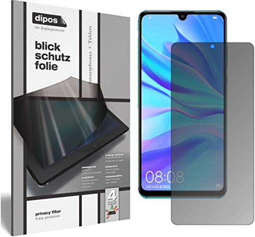 dipos Blickschutzfolie für Huawei Nova 4e | Displayschutz matt mit 4-Wege Sichtschutz-Effekt, Privacy Filter, passt perfekt, kratzfest, blasenfrei, selbstklebend