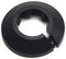 MroMax Passend für 2,5 cm Flanschrohr-Dekoration, schwarze PP-Kunststoff-Rosette, 25 mm, für Wandrohr-Dekoration