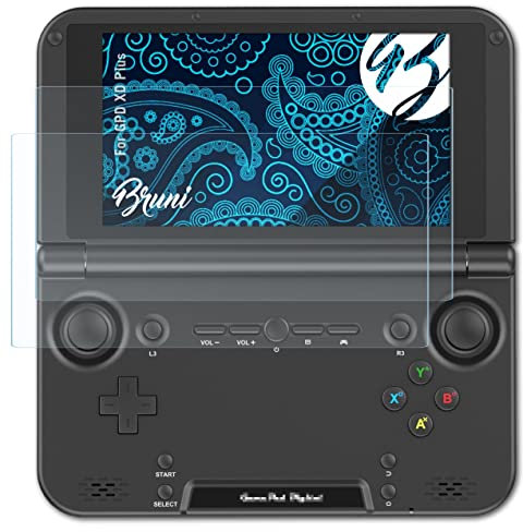 Bruni Schutzfolie kompatibel mit GPD XD Plus Folie, glasklare Displayschutzfolie (2X)
