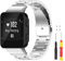 Keweni Bracelet Compatible avec Garmin Forerunner 35 30, Remplacement Métal Bracelets pour Forerunner 35 30 (Argent)
