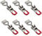 6er Set JUNKER Spannverschluss M5 (Haltekraft 165kg) Edelstahl SS304 verstellbarer Schnellspanner