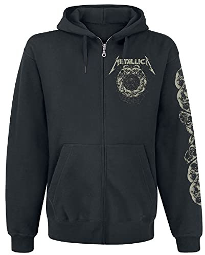 Metallica Snake Ring Männer Kapuzenjacke schwarz XL 80% Baumwolle, 20% Polyester Band-Merch, Bands