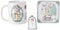 Pyramid International Beauty and the Beast - Set regalo con tazza, sottobicchiere e portachiavi, in confezione regalo (design La bella e la bestia), tazza in ceramica da 311,8 ml, prodotto ufficiale