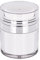 Szaerfa Pot à crème sous vide,récipient cosmétique à pompe sans air, boîte de crème à pression rechargeable,flacons de voyage pour le maquillage et les soins de la peau (15ml)