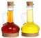 DKD Home Decor S3041418 Set de aceitera y vinagrera, Plástico
