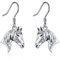 Pferde Ohrringe 925 Sterling Silber Pferde Schmuck Pferde Geschenke für Damen Mädchen