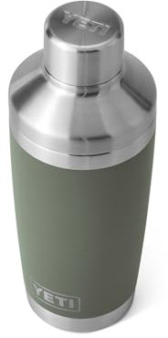 YETI Rambler 20 oz Cocktail Shaker, Stainless Steel, Vacuum Insulated, Camp Green