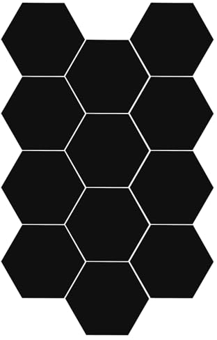 12 Stück Akustikplatten, Schallschutzplatten, Akustik Panel, Akustik Panel, Akustikpaneele Wand für Tonstudio, Büro,Studio Wanddekoration und Akustische Behandlung (Schwarz)